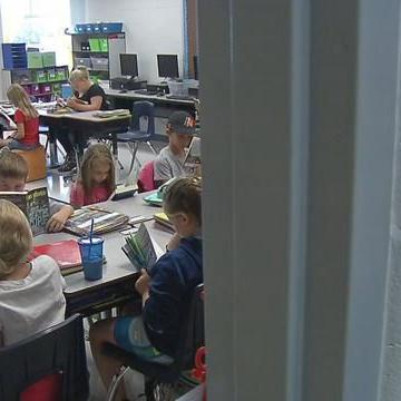 Kids in classroom generic
